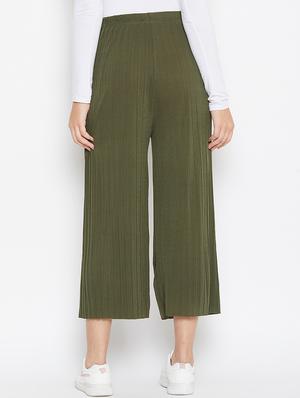 drawstring waist flared palazzo - 16906976 - Standard Image - 3