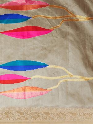 self design kanjivaram saree with blouse - 16907034 - Standard Image - 4
