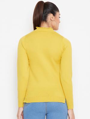turtle neck embroidered pullover - 16907070 - Standard Image - 3