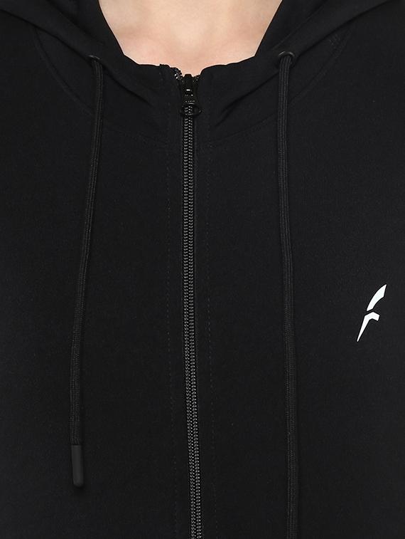 hooded neck zip up sweatshirt - 16907093 - Zoom Image - 5
