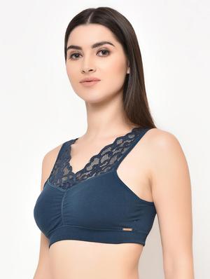full coverage laced bralette bra - 16907921 - Standard Image - 2