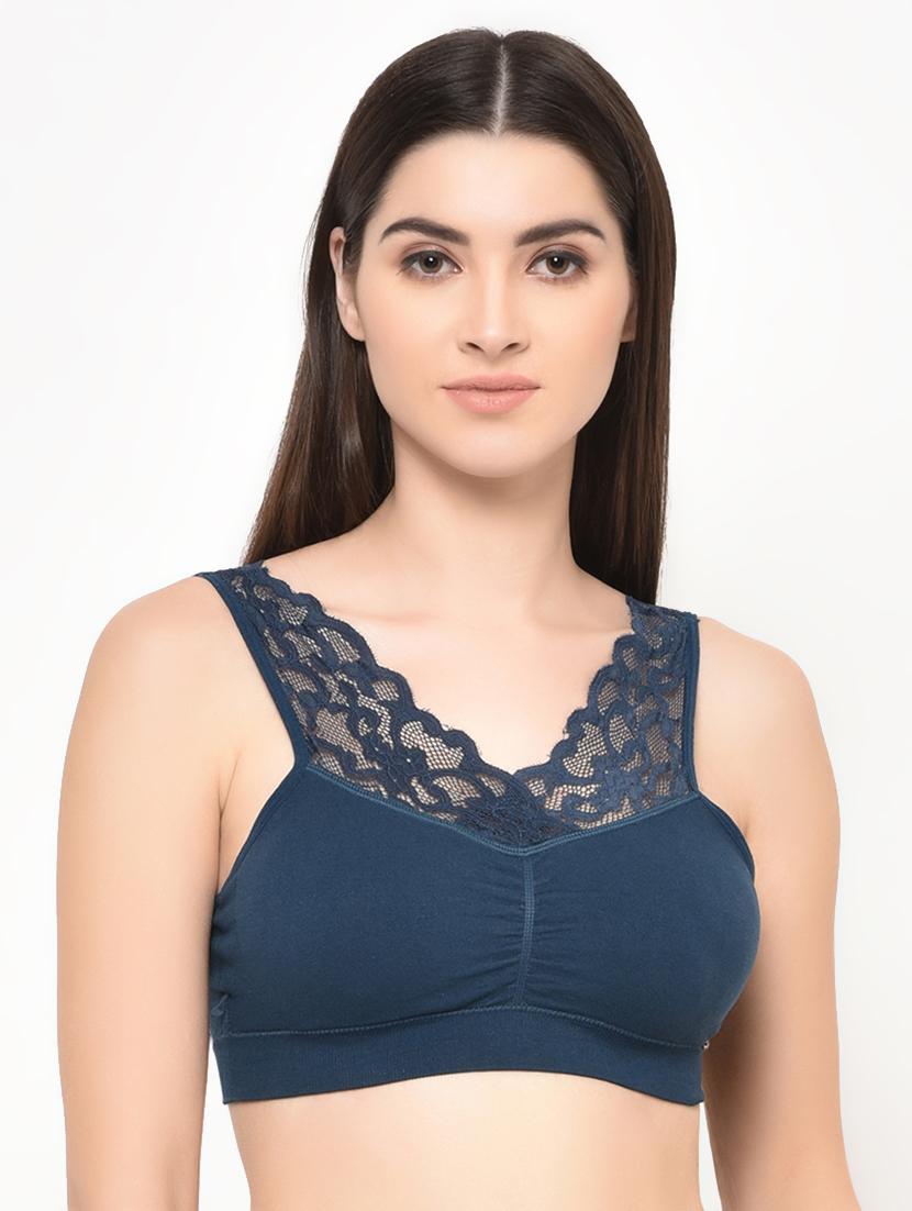 full coverage laced bralette bra - 16907921 - Zoom Image - 1