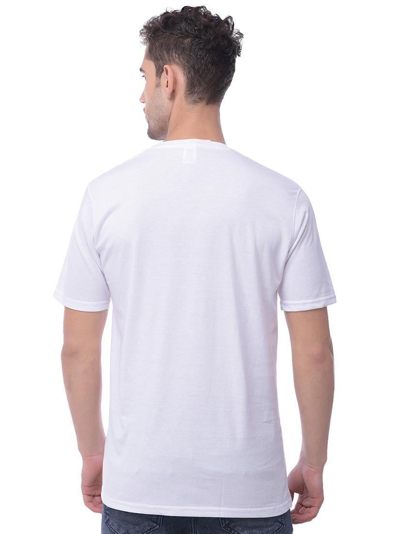 white chest print t-shirt - 16908611 - Zoom Image - 2