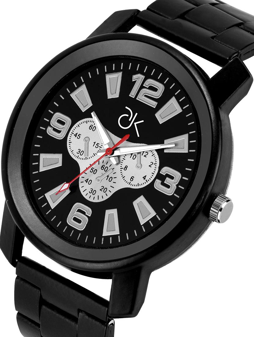 adk analog black color dial watch for men-ad-12 - 16908746 - Zoom Image - 2