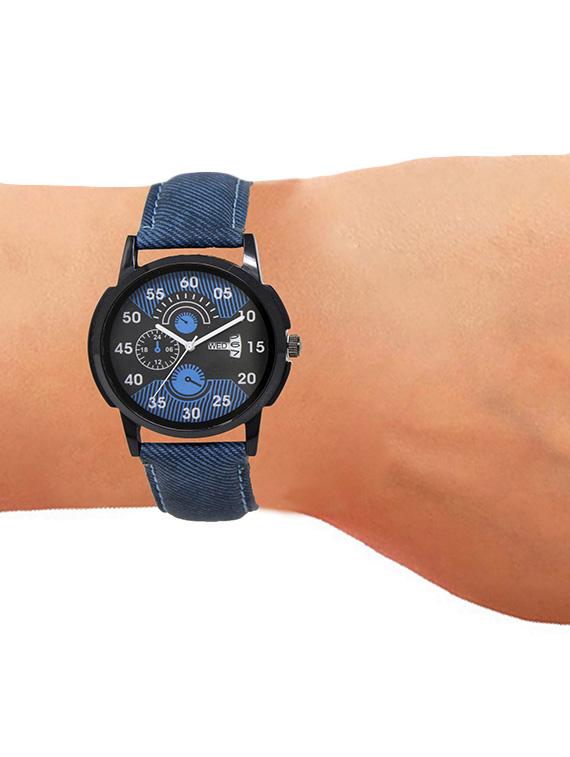 adk analog blue color dial watch for boys-dd-02 - 16908763 - Zoom Image - 4