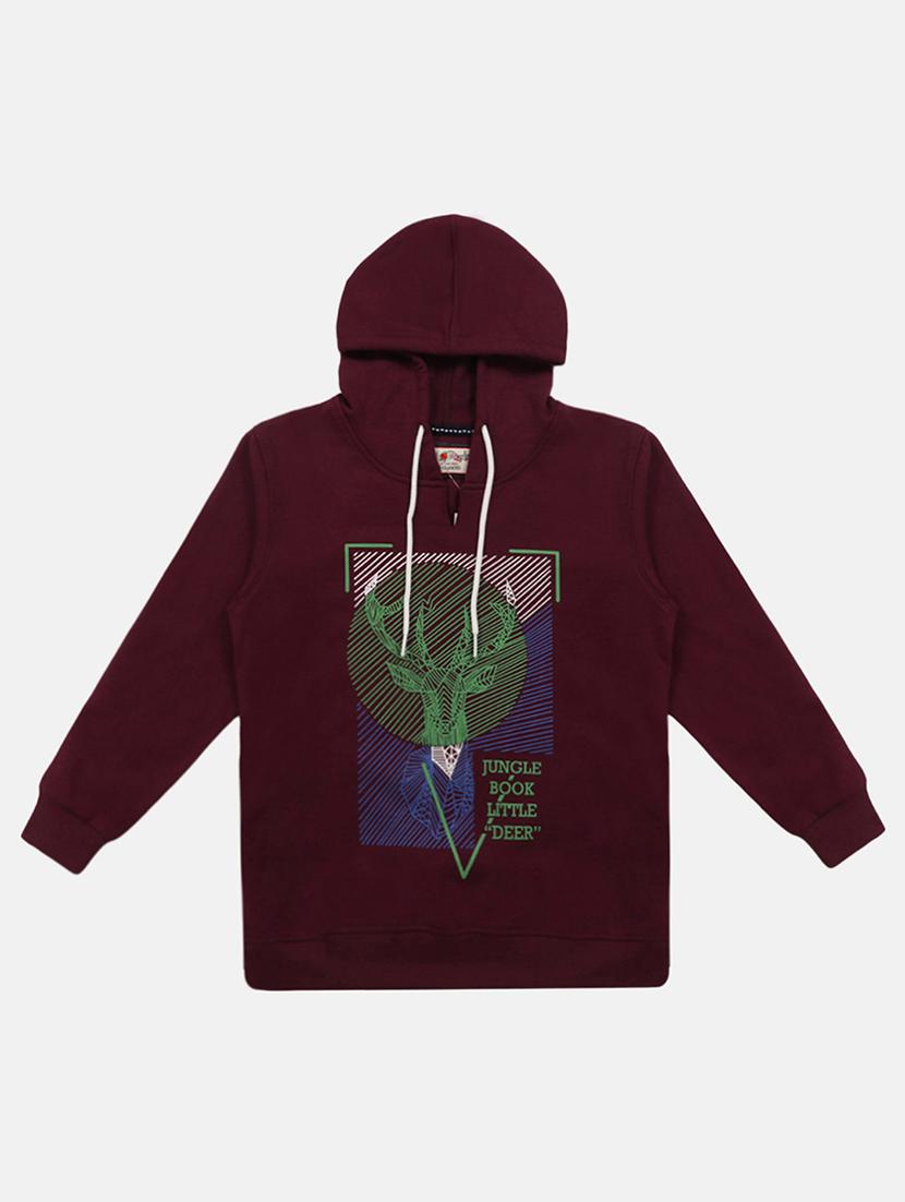 red fleece sweatshirt - 16909090 - Zoom Image - 1