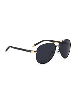 royal son hd vision polarized classic retro aviator mens unisex sunglasses -black - 16909573 - Standard Image - 2