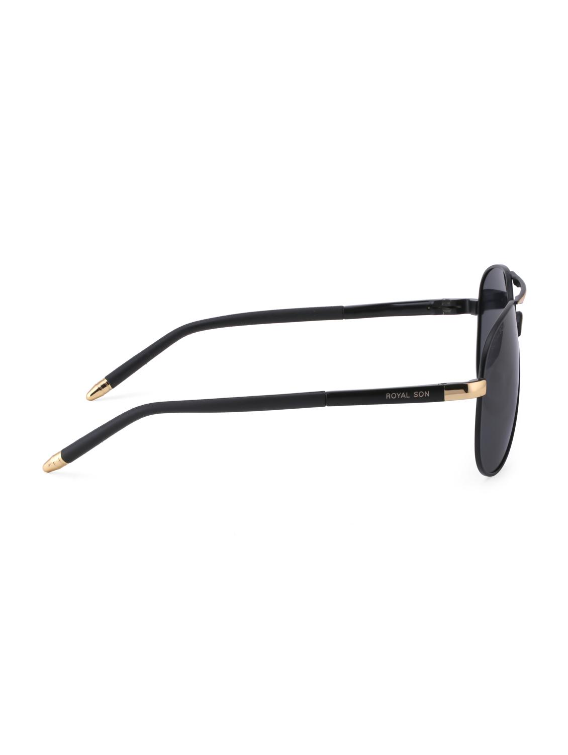 royal son hd vision polarized classic retro aviator mens unisex sunglasses -black - 16909573 - Zoom Image - 3