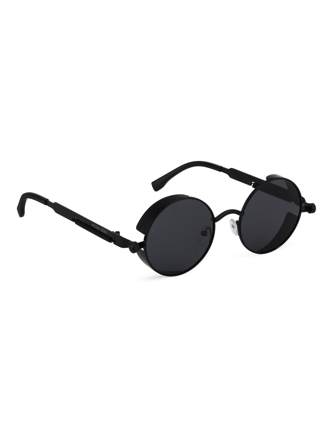 royal son hd polarized round mens women sunglasses- black - 16909575 - Zoom Image - 2