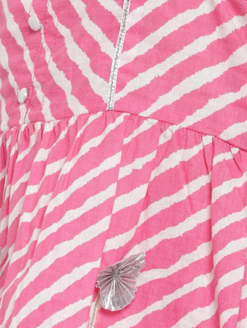 pink cotton lehnga choli - 16909755 - Zoom Image - 4
