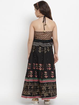 black printed lehnga choli - 16909756 - Standard Image - 3