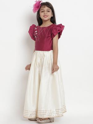 red silk blend lehnga choli - 16909759 - Standard Image - 2