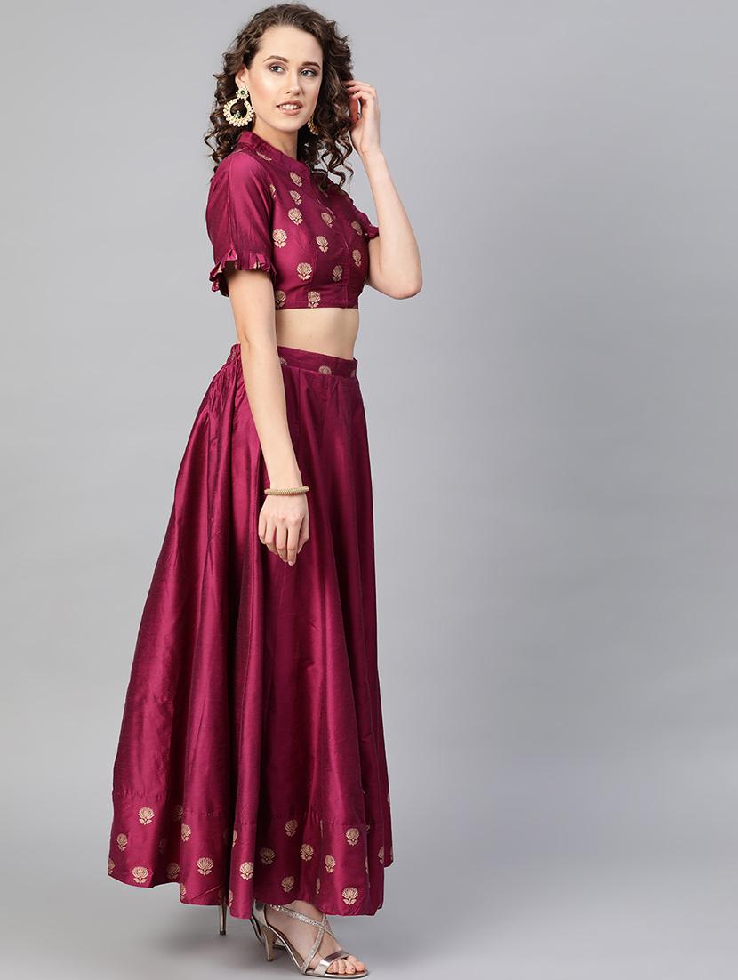 floral printed lehenga - 16909854 - Zoom Image - 2