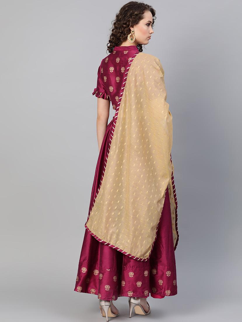 floral printed lehenga - 16909854 - Zoom Image - 3
