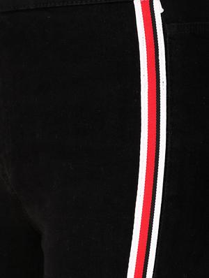 high rise side taped jeans - 16910829 - Standard Image - 5