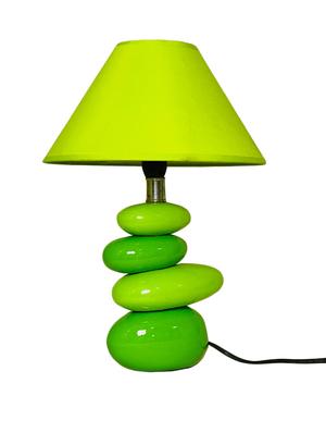 elegant green colour ceramic table lamp - 16911161 - Standard Image - 3