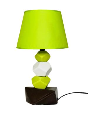 elegant green colour ceramic table lamp - 16911166 - Standard Image - 3
