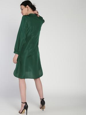 concealed placket shirt dress - 16911296 - Standard Image - 3