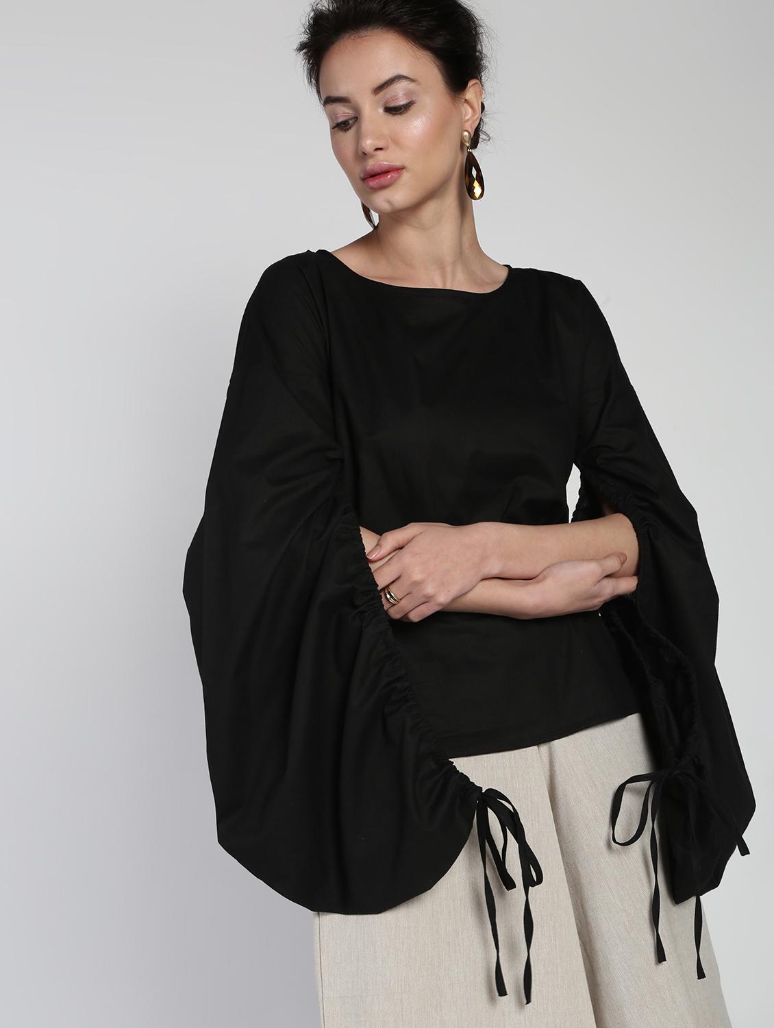 slit sleeves solid top - 16911299 - Zoom Image - 1
