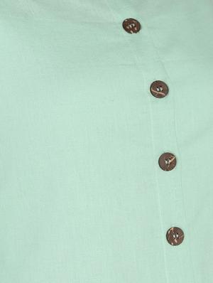 button-up crop top - 16911303 - Standard Image - 6