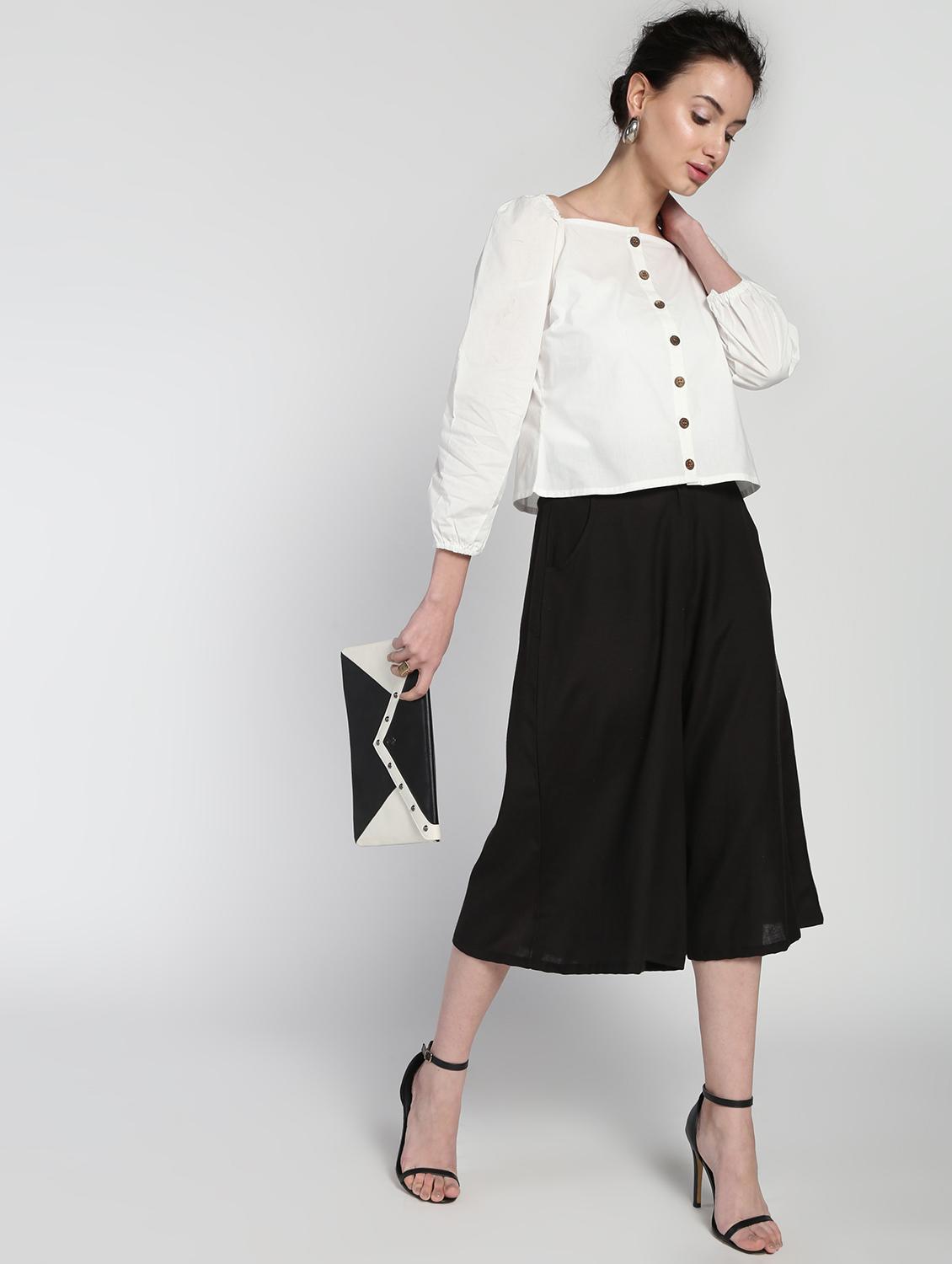 square neck button-up top - 16911305 - Zoom Image - 4