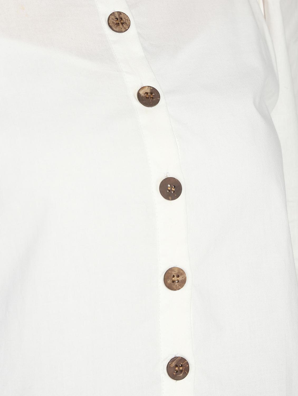 square neck button-up top - 16911305 - Zoom Image - 6