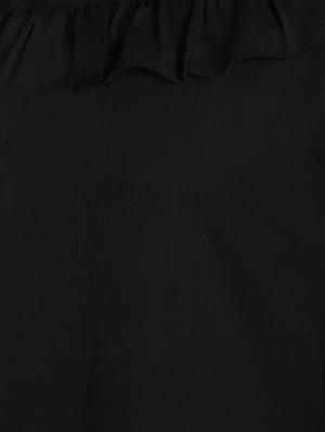 sheer panel frill detail a-line dress - 16911310 - Standard Image - 6
