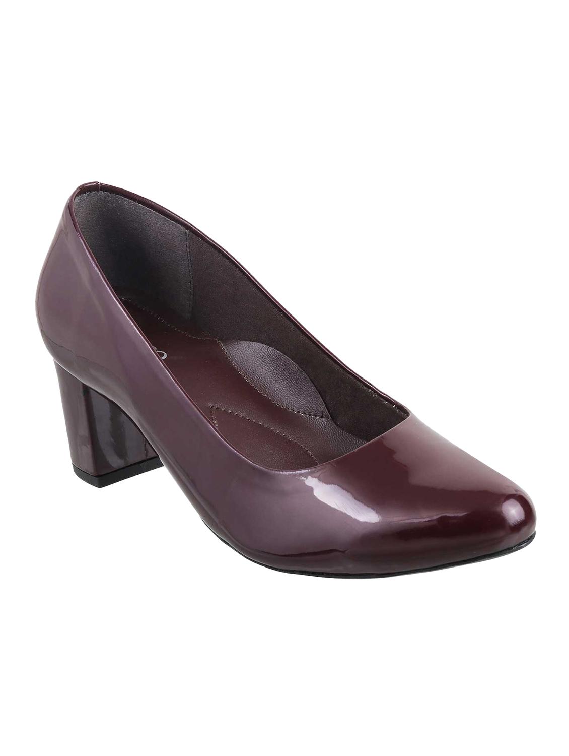 maroon slip on pumps - 16911528 - Zoom Image - 1