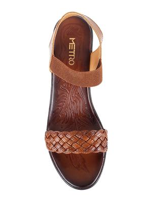 tan back strap sandals - 16911600 - Standard Image - 4