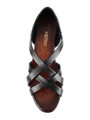 black closed back sandals - 16911625 - Standard Image - 4