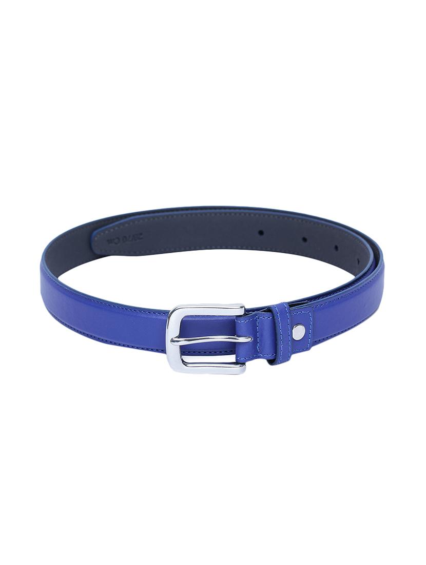 blue leatherette belt - 16911990 - Zoom Image - 1