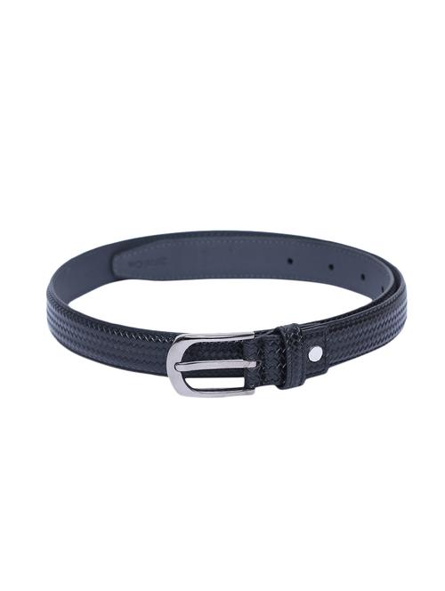 black leatherette belt - 16911991 - Standard Image - 1