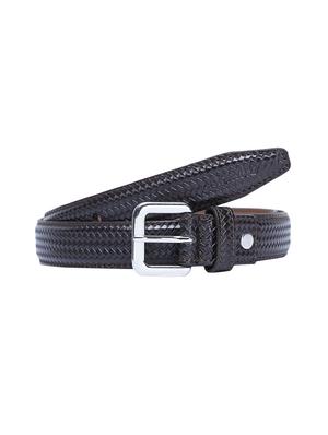 black leatherette belt - 16911995 - Standard Image - 2