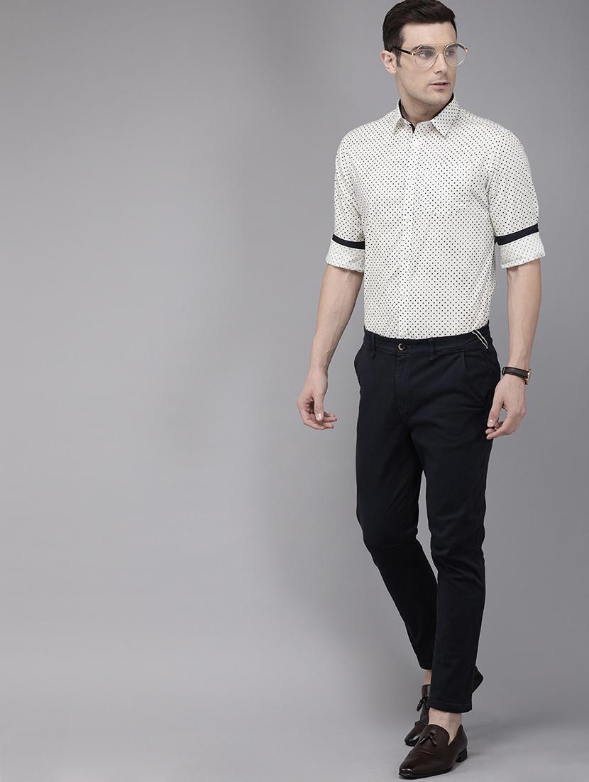 white polka dot print casual shirt - 16912387 - Zoom Image - 4