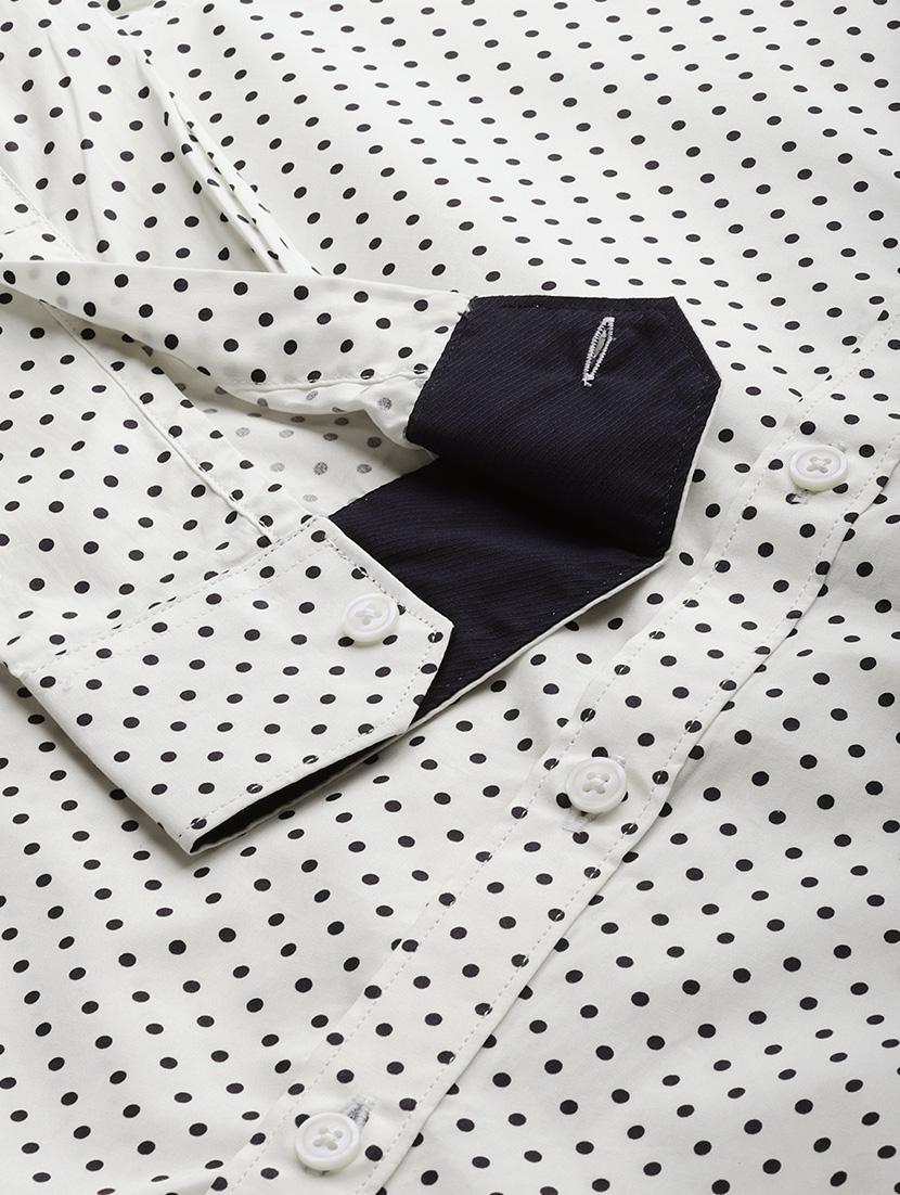 white polka dot print casual shirt - 16912387 - Zoom Image - 6