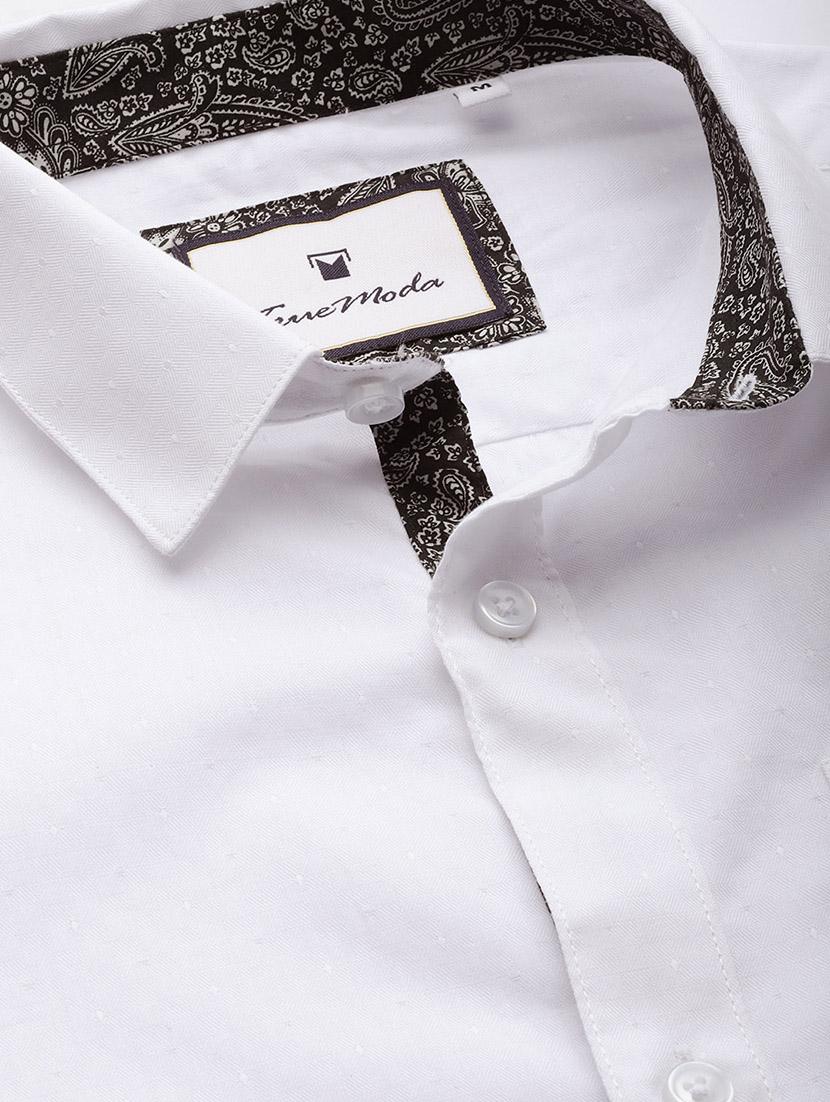 white self design casual shirt - 16912391 - Zoom Image - 5