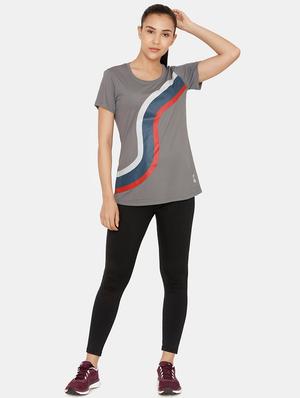 round neck printed sports tee - 16912423 - Standard Image - 4