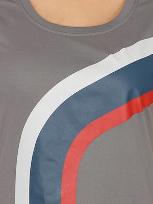 round neck printed sports tee - 16912423 - Standard Image - 5