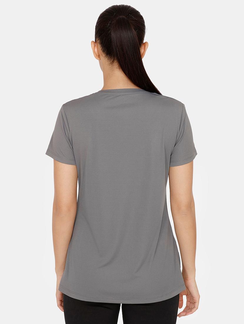 round neck printed sports tee - 16912423 - Zoom Image - 3