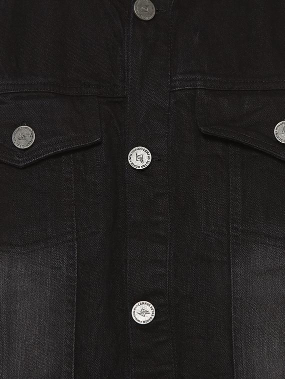 black washed denim jacket - 16913011 - Zoom Image - 5