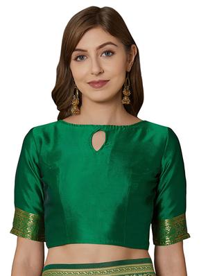self design woven saree with blouse - 16913512 - Standard Image - 3