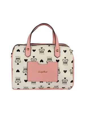 white leatherette (pu) laptop bag - 16913552 - Standard Image - 2