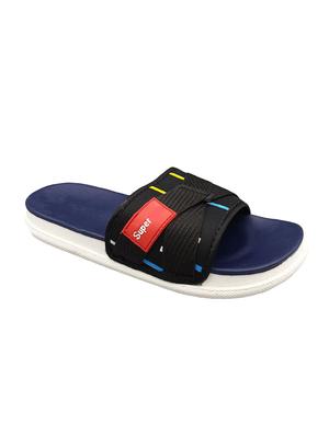 blue slip on flip flops - 16913576 - Standard Image - 3
