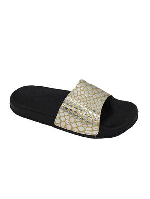 silver slip on flip flops - 16913592 - Standard Image - 2