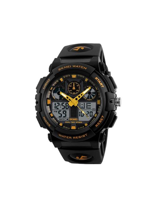 skmei 1270 gold analog digital wrist watch watch - 16913783 - Very Small Image - 1