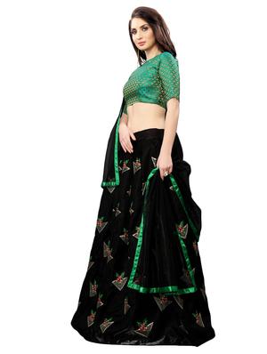 embroidered flared lehenga - 16913971 - Standard Image - 2