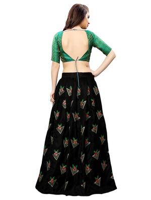 embroidered flared lehenga - 16913971 - Standard Image - 3