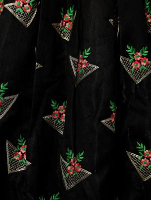 embroidered flared lehenga - 16913971 - Standard Image - 5