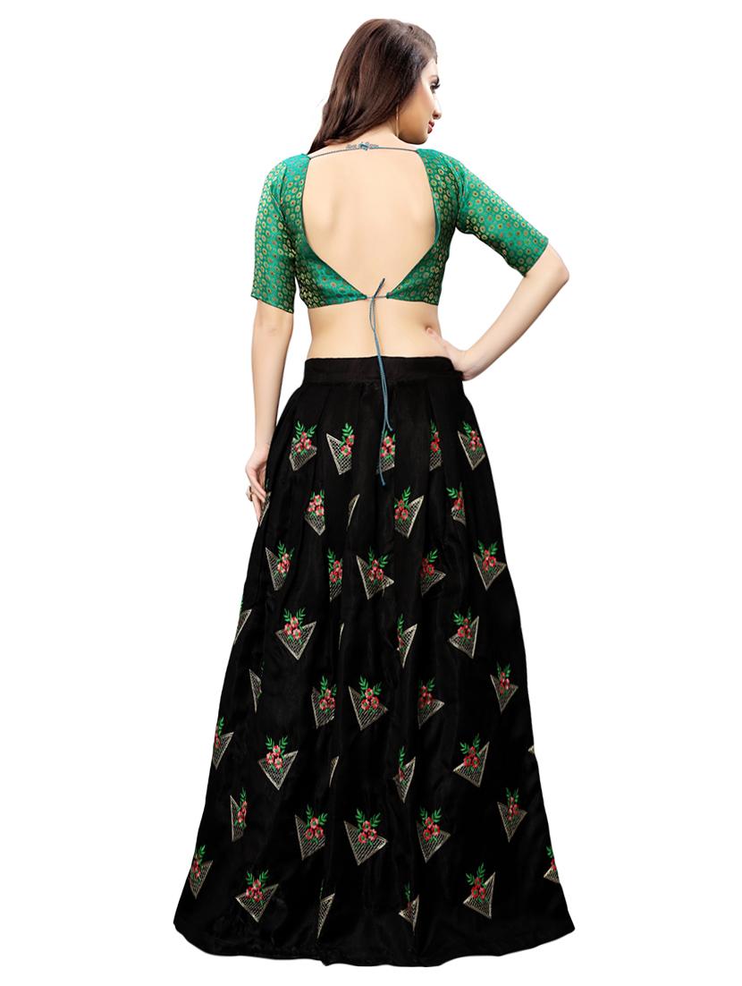 embroidered flared lehenga - 16913971 - Zoom Image - 3