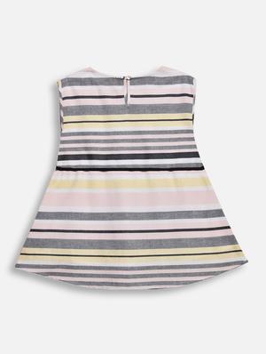 multi colored rayon frock - 16914139 - Standard Image - 2